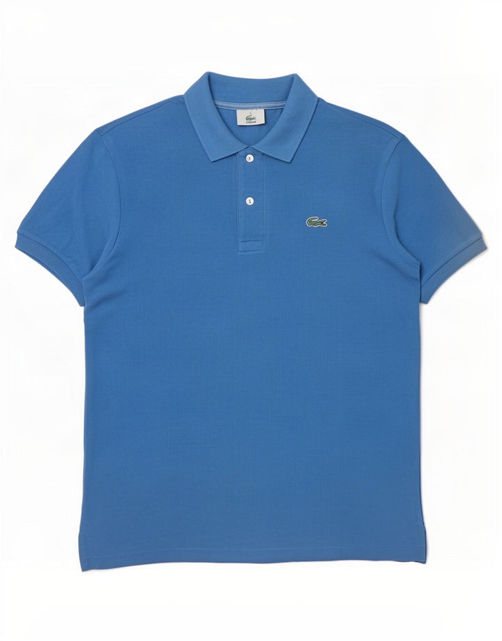 Tricou polo Lacoste pentru bărbați mărimea 5 mare, albastru, bumbac