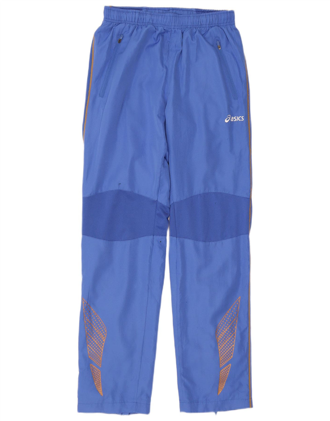 Pantaloni de trening ASICS pentru bărbați, albastru, poliester color bloc