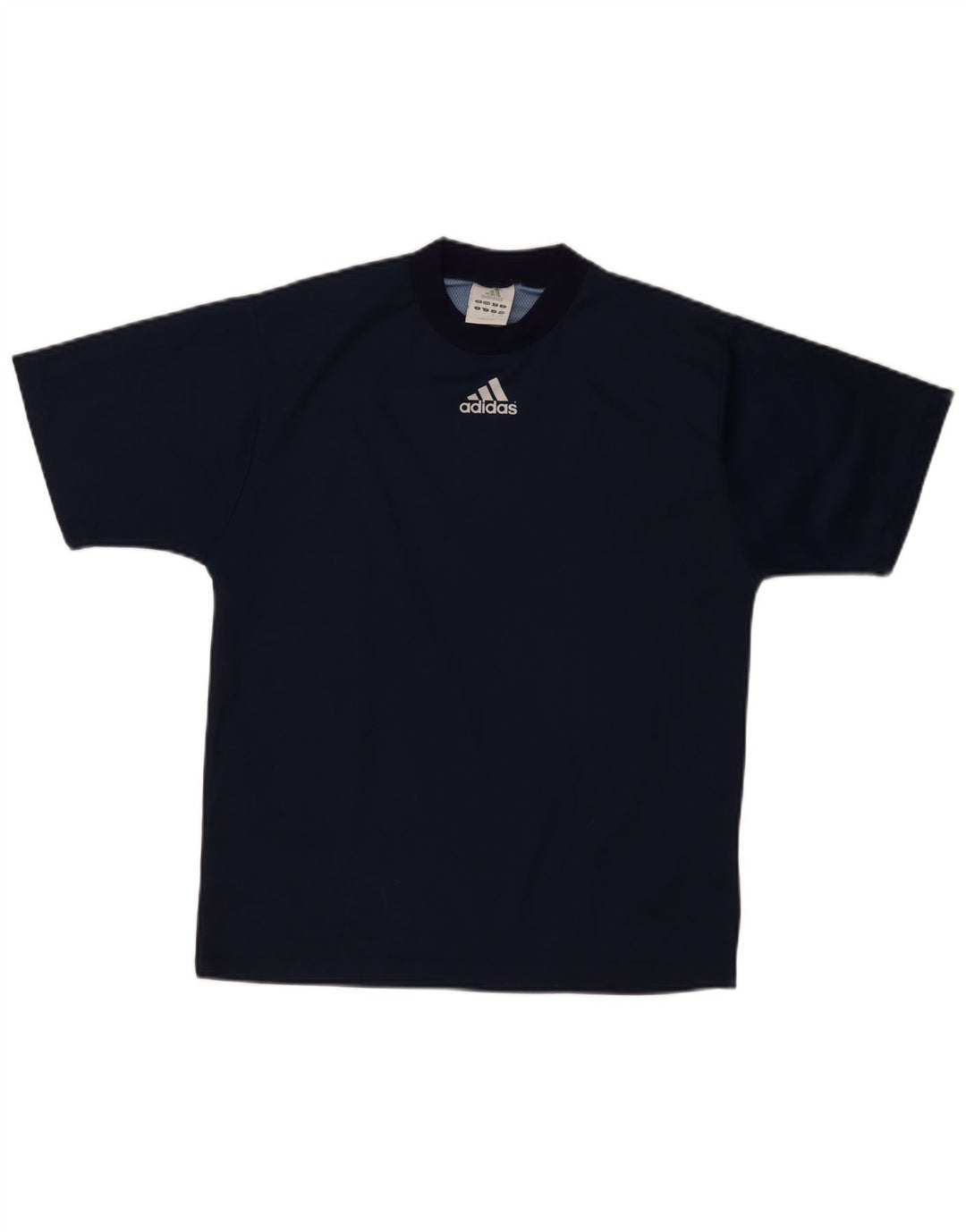 Tricou grafic pentru bărbați Adidas Top mic, poliester bleumarin