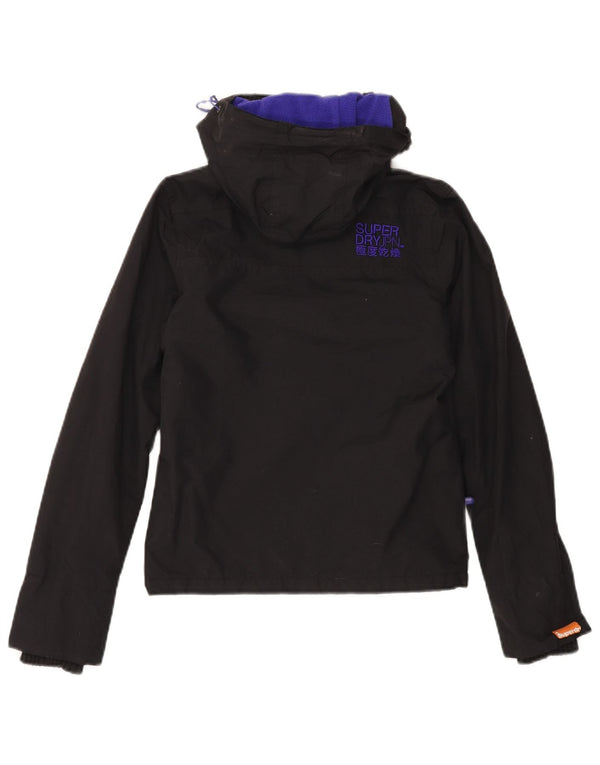 Jachetă Windbreaker cu glugă Superdry pentru femei UK 2 2XS Negru
