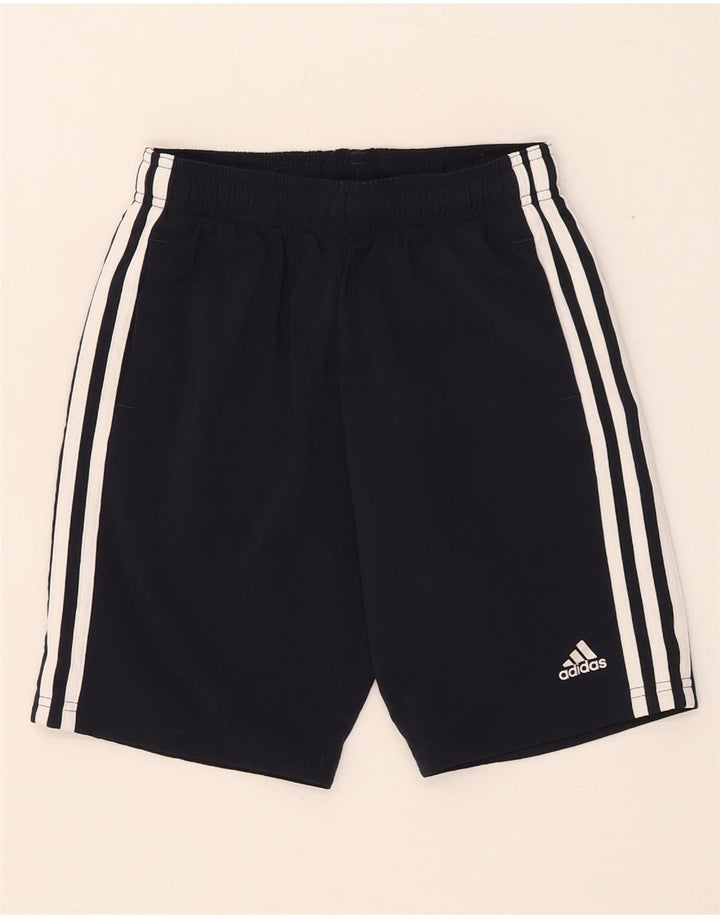 Pantaloni scurți sport pentru băieți Adidas 9-10 ani, bleumarin, poliester