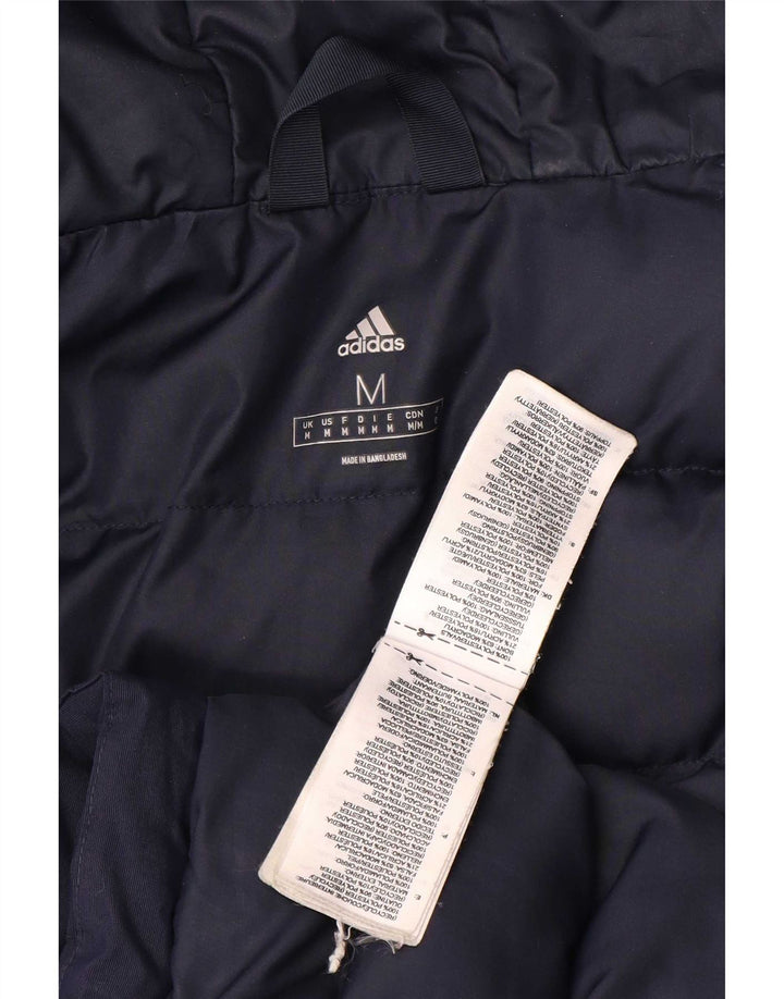 Jachetă de vânt cu glugă Adidas pentru bărbați Marea Britanie 38 Poliamidă albastru bleumarin mediu