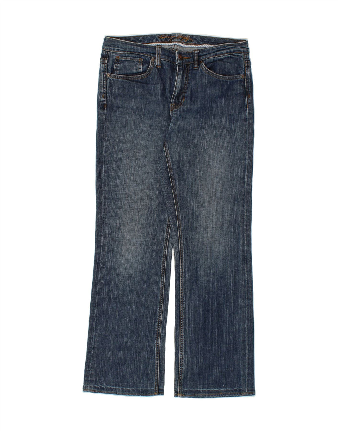 TOMMY HILFIGER Womens Straight Jeans US 8 Medium W32 L30 Blue Cotton Vintage Tommy Hilfiger and Second-Hand Tommy Hilfiger from Messina Hembry 