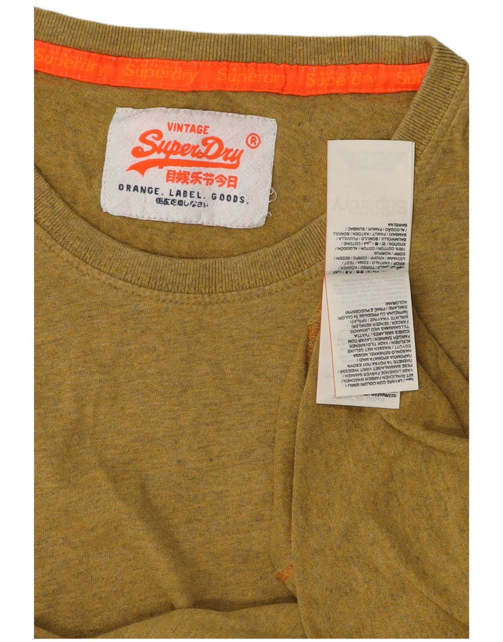 SUPERDRY Tricou Bărbați Top Mic Kaki Bumbac