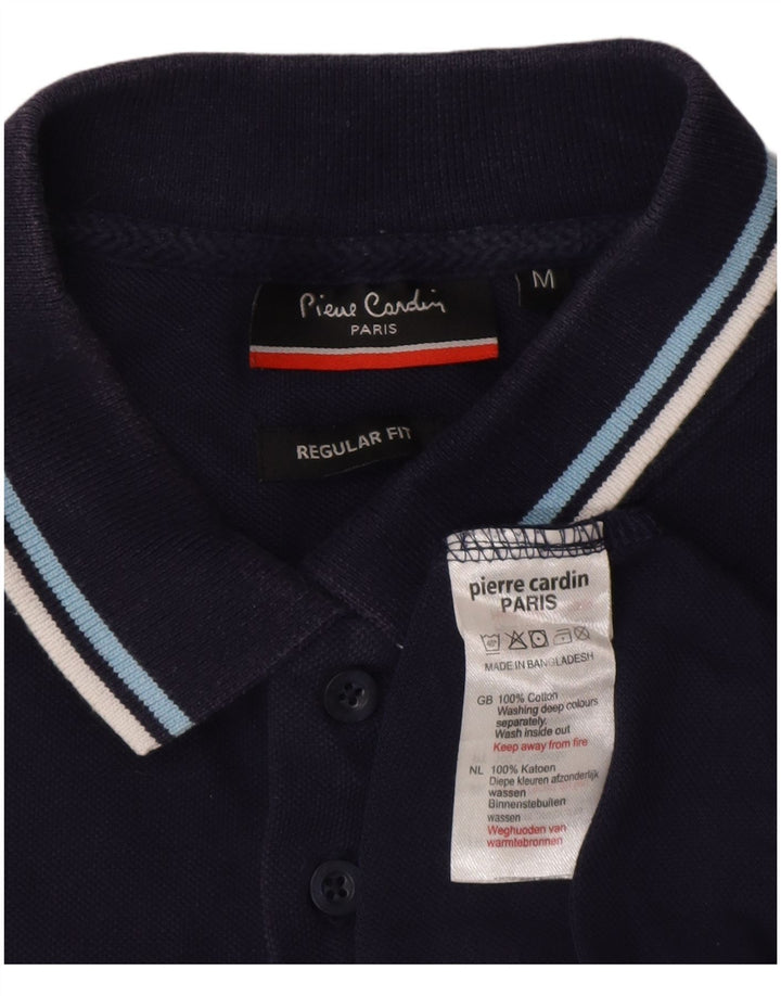 Cămașă polo Pierre Cardin pentru bărbați, cu formă regulată, din bumbac, albastru bleumarin mediu