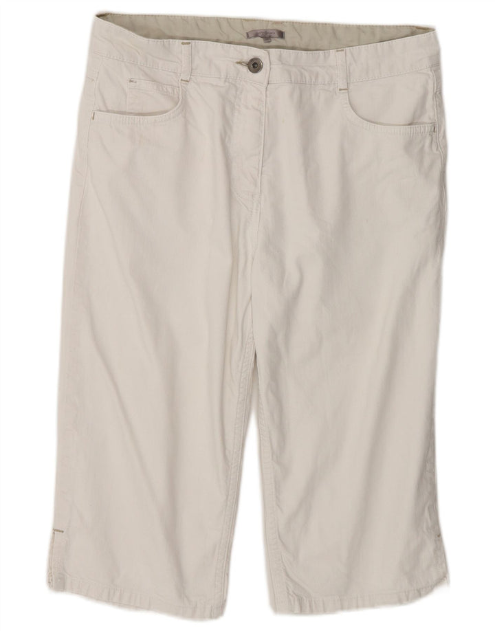 Bermude pentru femei John Lewis UK 14 Large W32 Bumbac alb