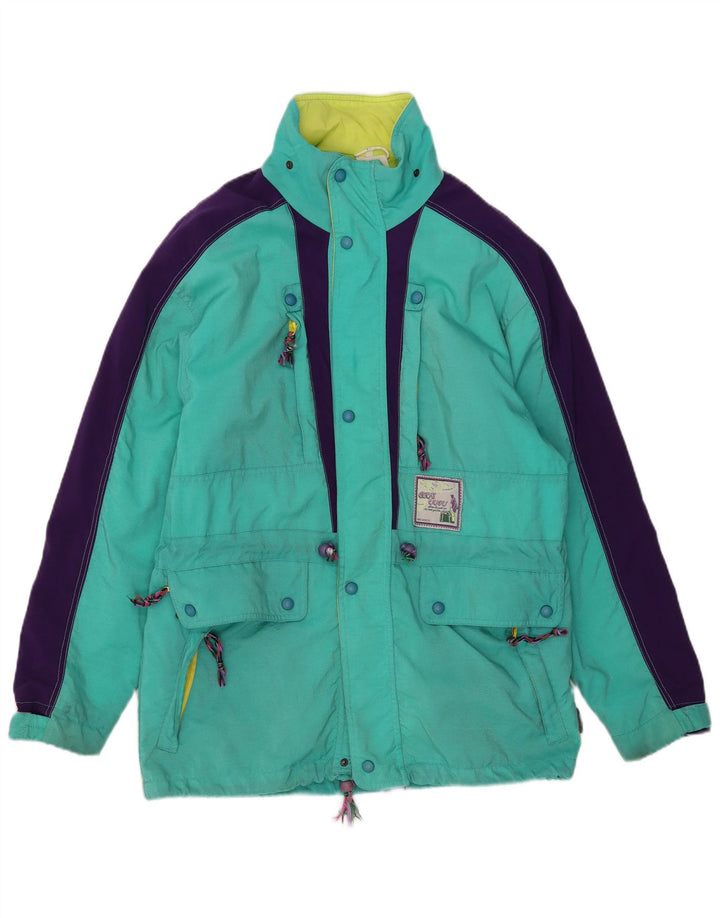 Jachetă de schi cu glugă pentru bărbați Great Escapes IT 48 Medium Green Colorblock