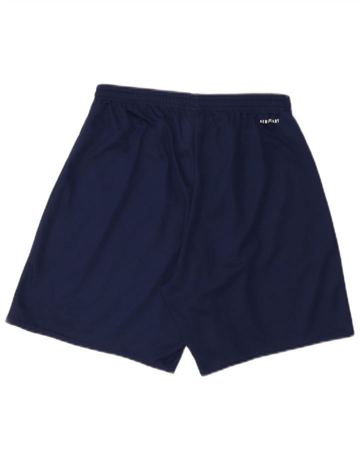 Pantaloni scurți sport Aeroready Adidas pentru bărbați, poliester mici, albastru