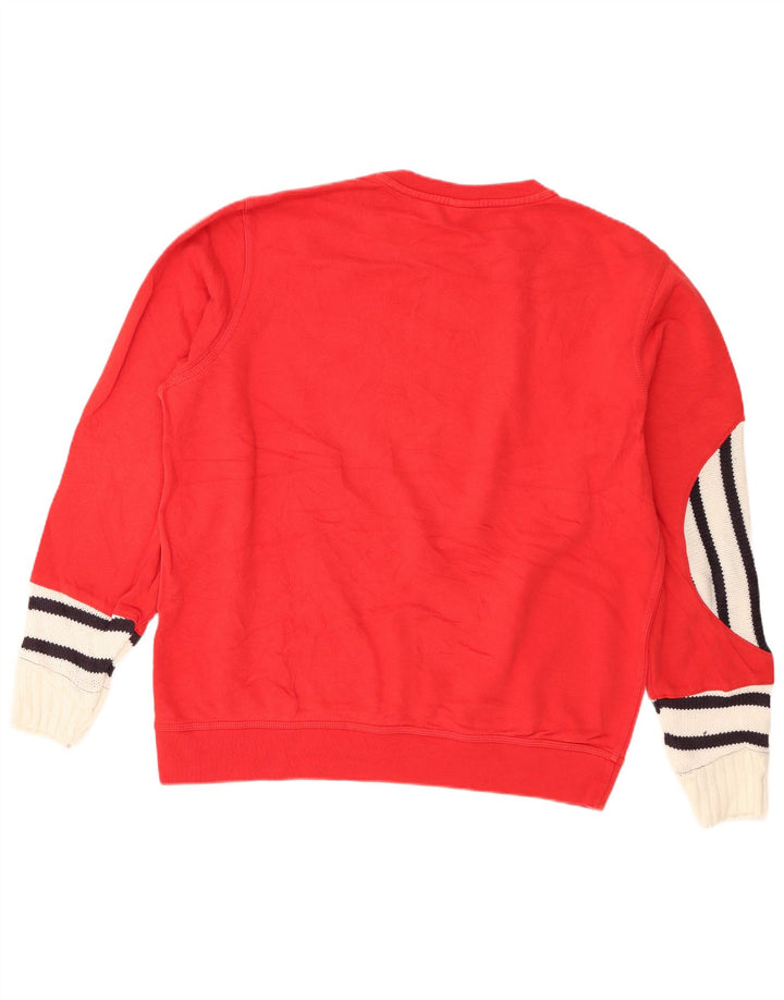 Pulover Nike pentru bărbați, XL, roșu, bumbac color bloc