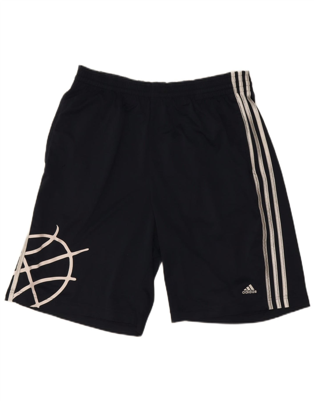 Pantaloni scurți sport grafic Adidas pentru bărbați, medii, bleumarin