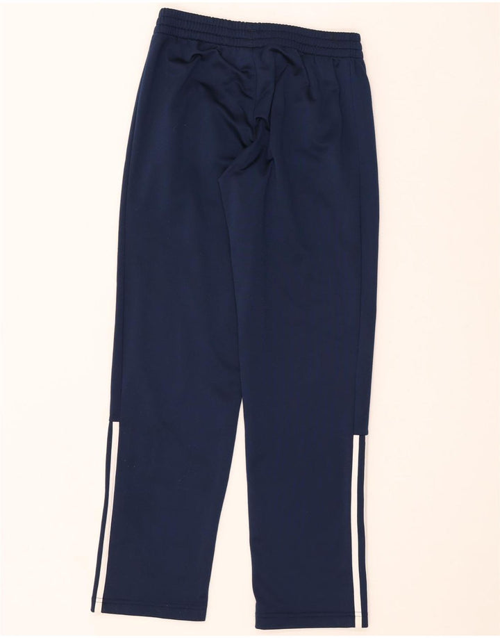 Pantaloni de trening Adidas băieți 11-12 ani poliester bleumarin
