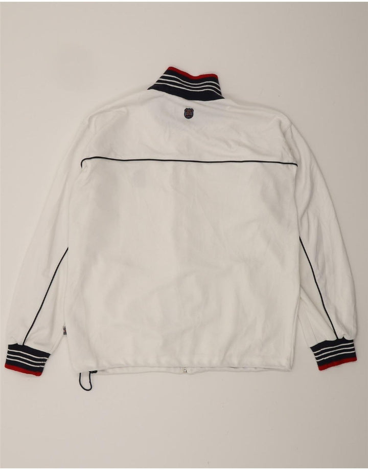Diadora Bomber Jacket pentru bărbați UK 40, mare, alb, poliester