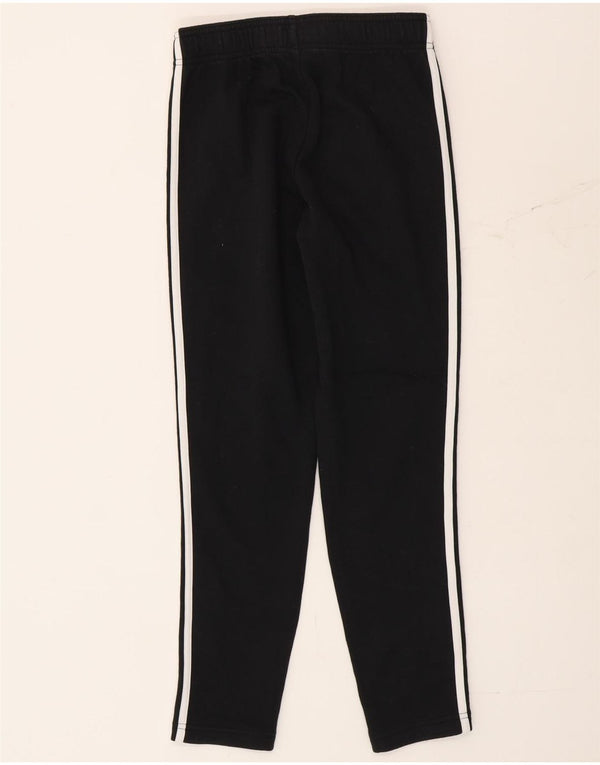 Pantaloni de trening Adidas fete 11-12 ani bumbac negru