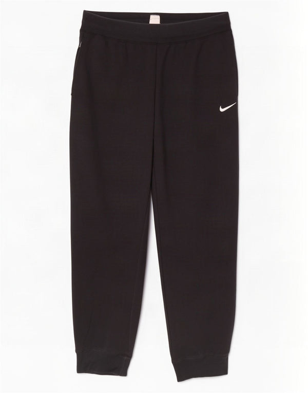 Nike Mens Tracksuit Trousers Joggers Medium Black Cotton