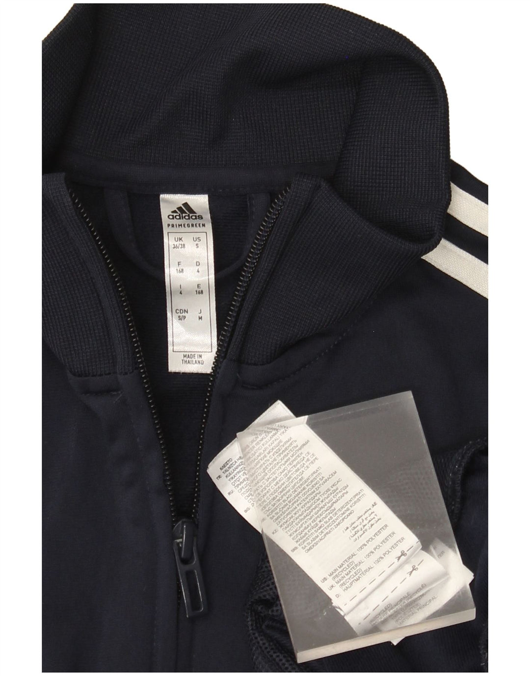 Jachetă de trening pentru bărbați Adidas UK 36/38 Poliester bleumarin mic