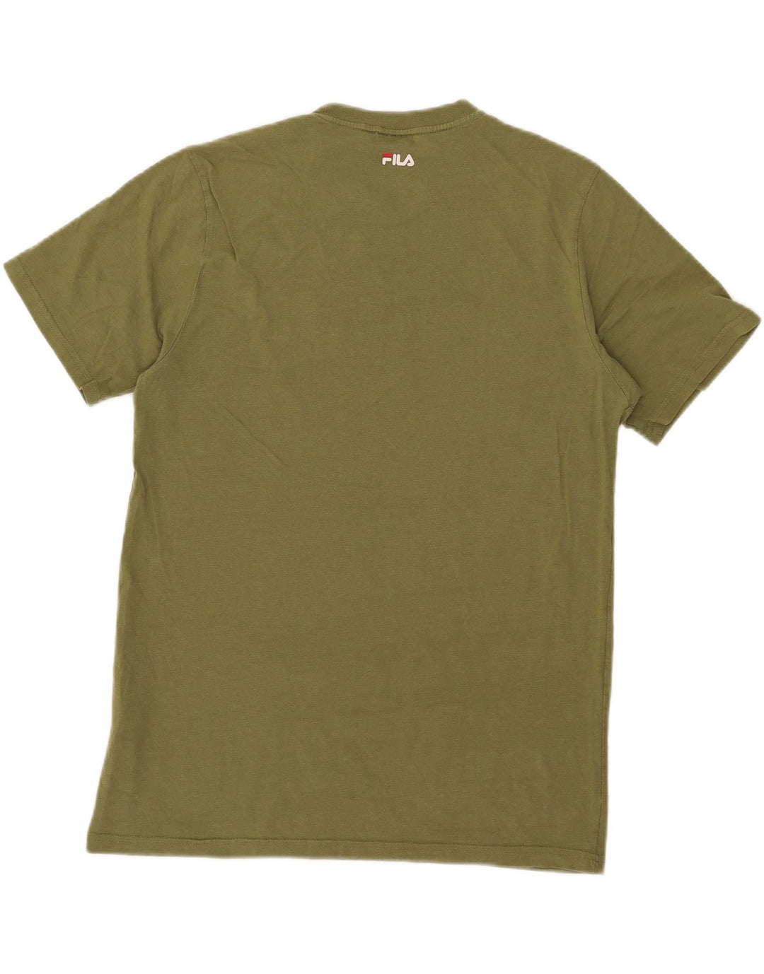 Tricou grafic Fila pentru bărbați Top mare din bumbac kaki