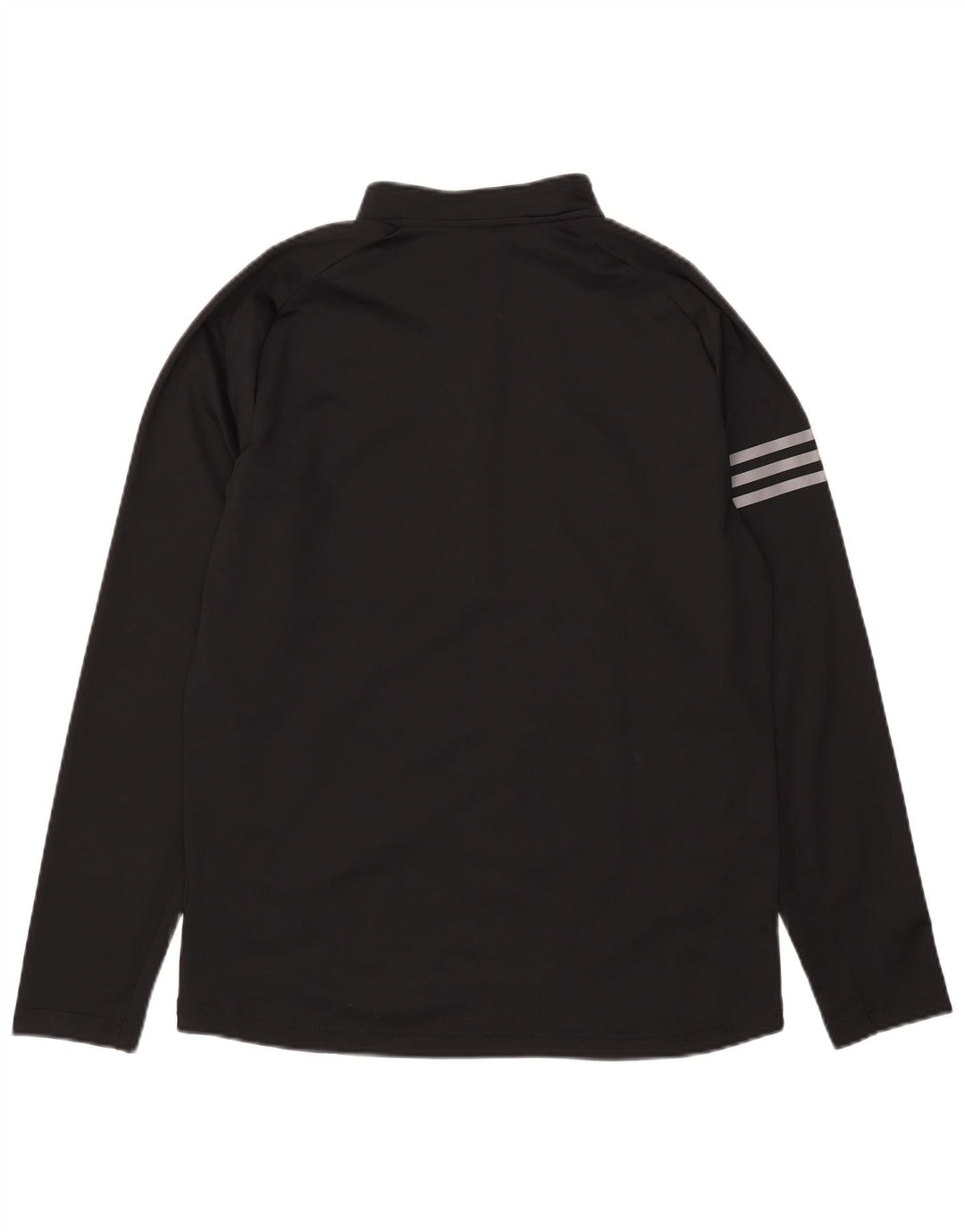 Trening pentru bărbați Adidas, cu fermoar, cu gât, cu pulover, bluză medie, negru
