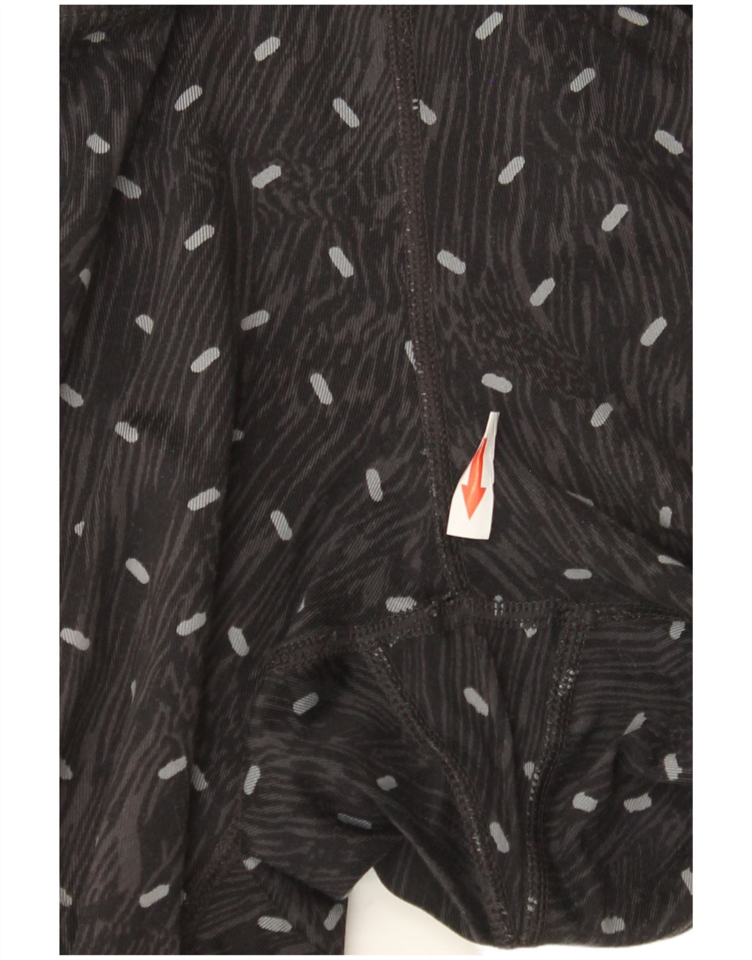 Leggings Nike Dri Fit pentru femei UK 14 Large Black Spotted