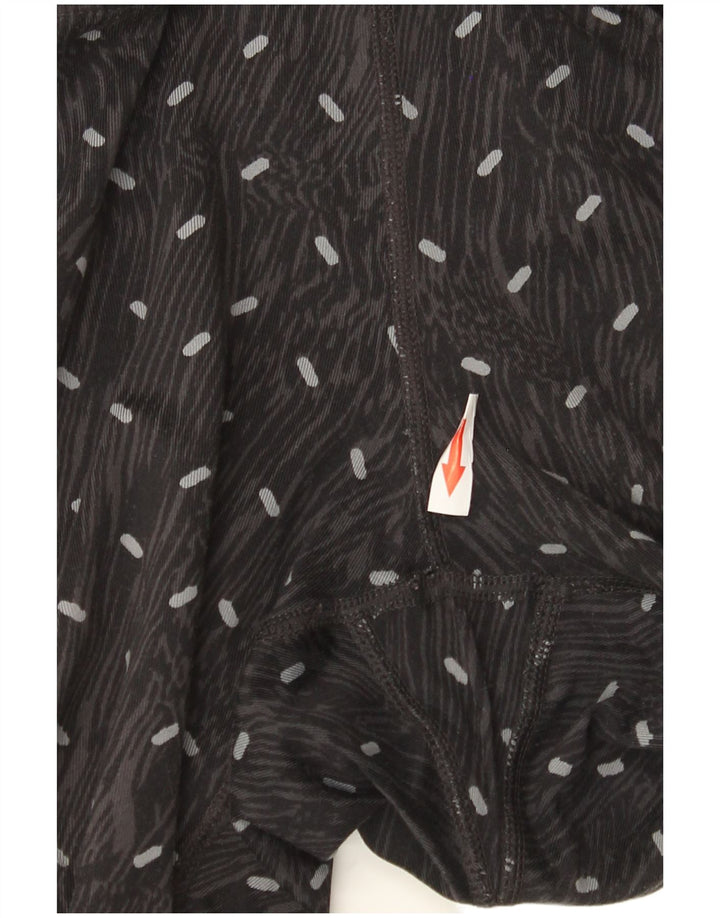 Leggings Nike Dri Fit pentru femei UK 14 Large Black Spotted