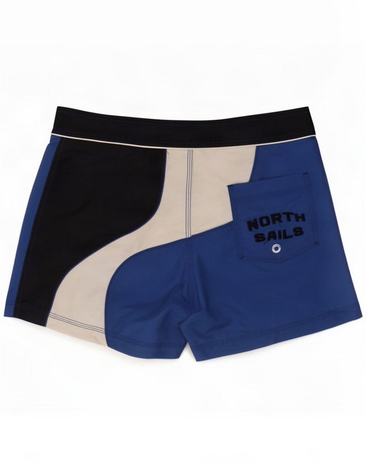 Sort de înot pentru bărbați North Sails Mic, albastru, nailon color block