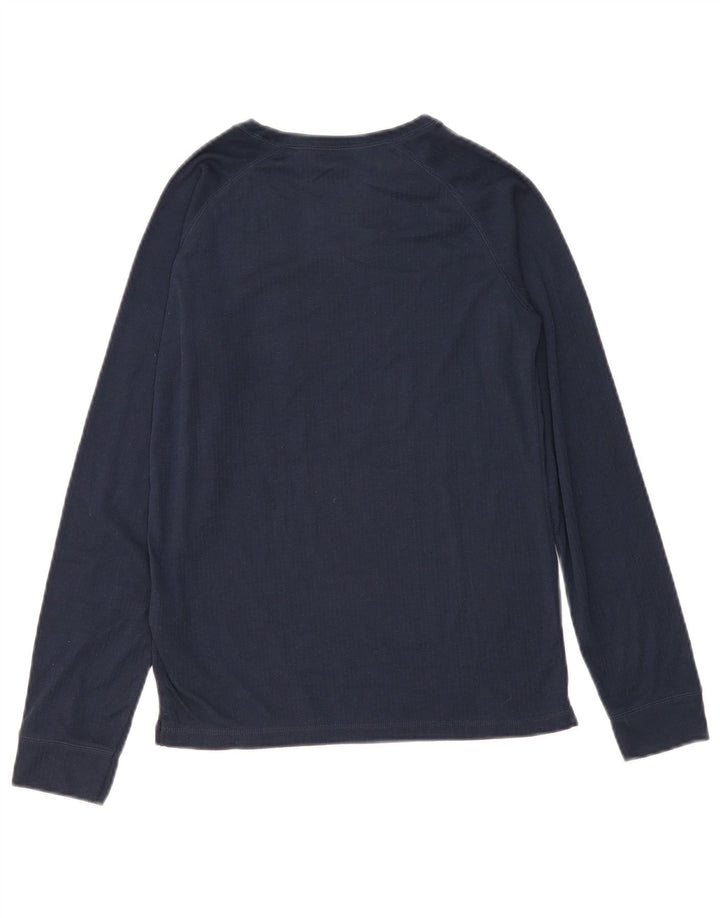 Mountain Warehouse Băieți Top Manecă Lungă 12-13 Ani Bleumarin Poliester