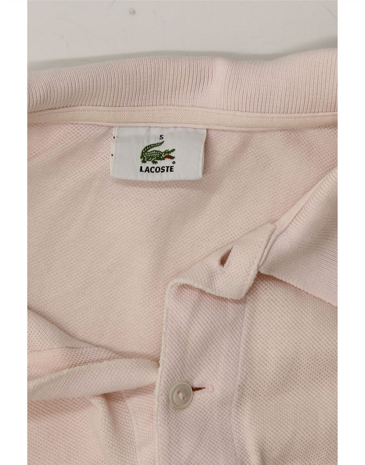 Tricou polo pentru bărbați LACOSTE Mărimea 5 mare roz