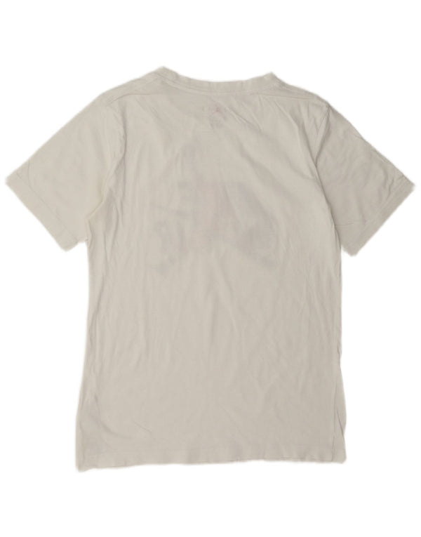 Tricou grafic Jordan pentru băieți Top 13-14 ani XL Bumbac alb