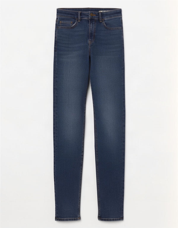 Blugi subțiri pentru femei Marks & Spencer UK 8 Mici L26 L27 Bumbac bleumarin