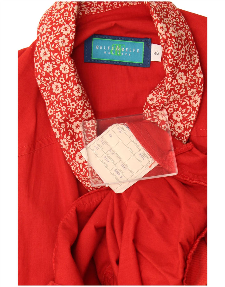 Jachetă bomber supradimensionată pentru femei Belfe & Belfe IT 46 Large Red Floral