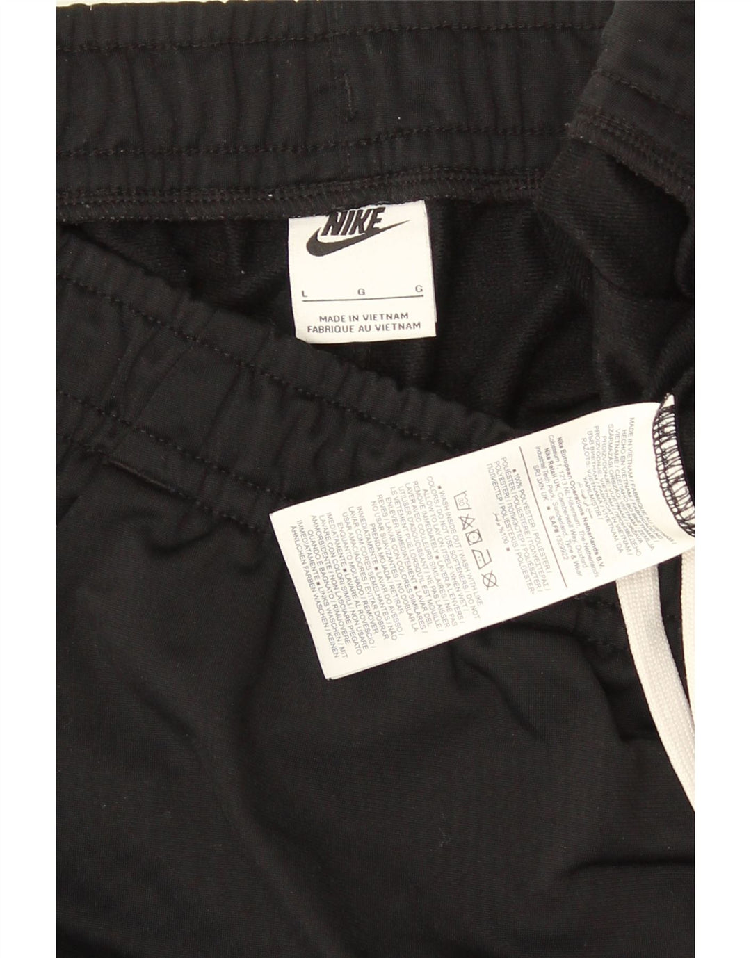 Pantaloni de trening Nike pentru bărbați Joggeri mari, negru, poliester color bloc