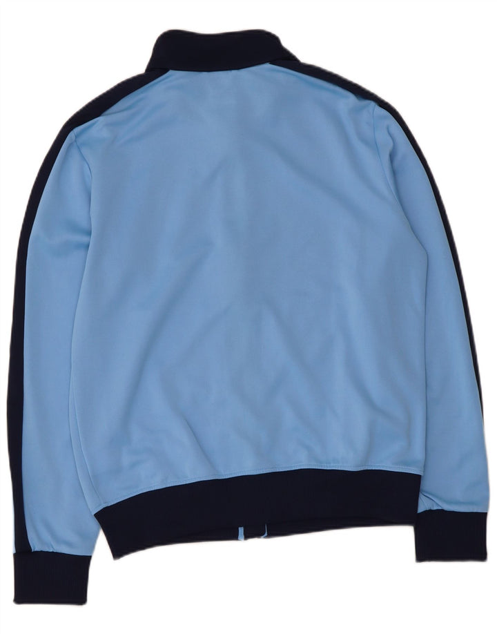 Jachetă de top pentru trening PUMA Borussia pentru femei UK 10 Small Blue Colorblock