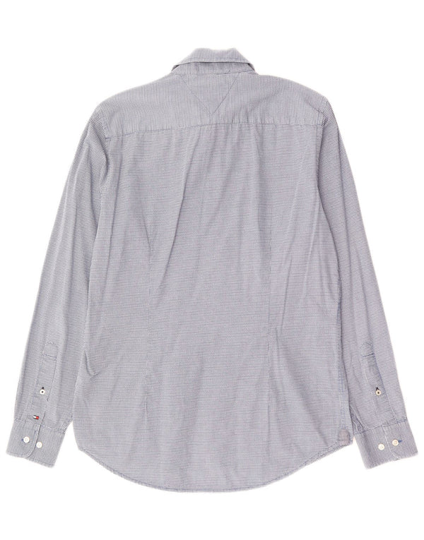 TOMMY BAHAMA Cămașă Slim Fit pentru bărbați, bumbac cu carouri albastru mediu