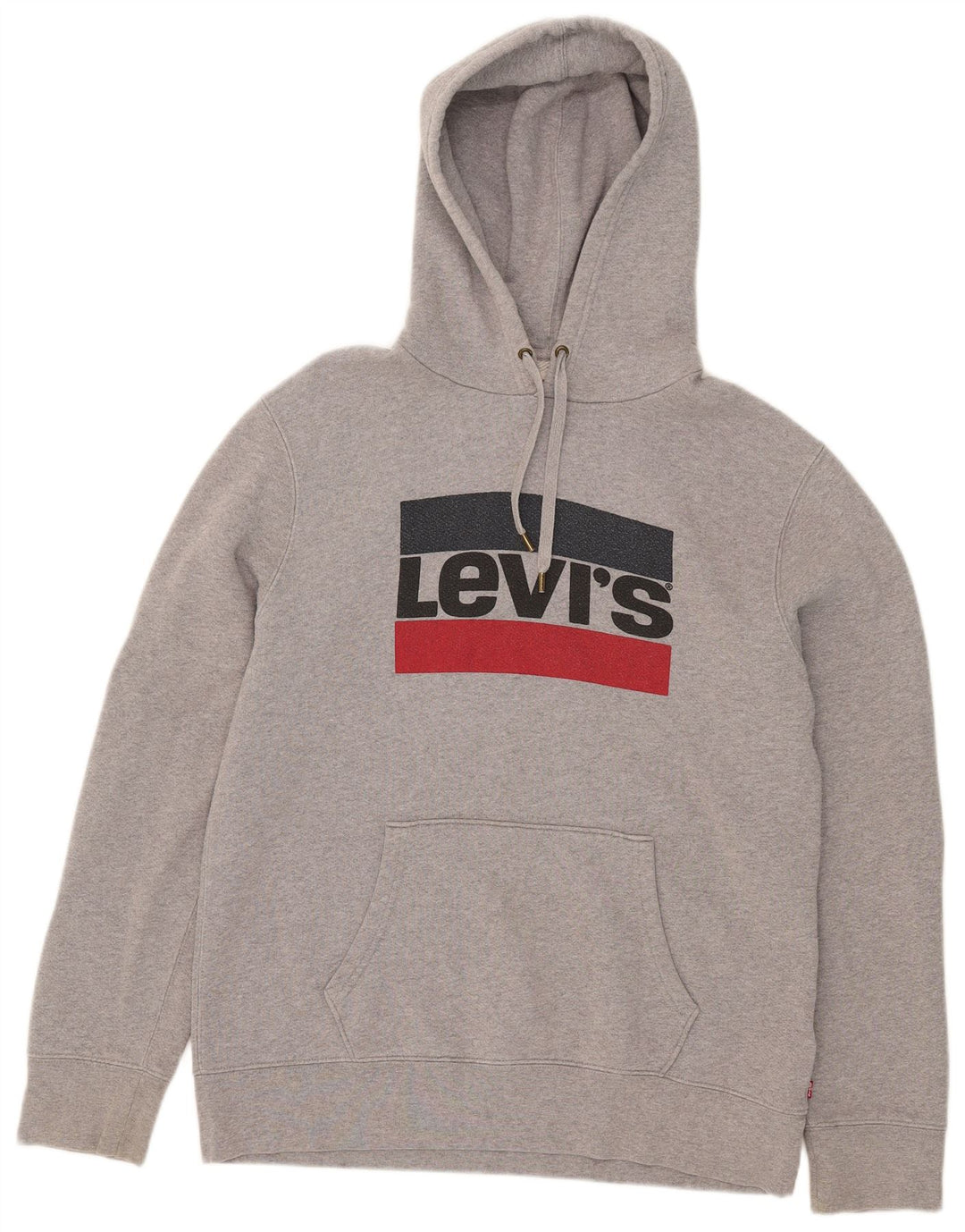 Pulover Levi's pentru bărbați, cu capota, mare, gri, bumbac
