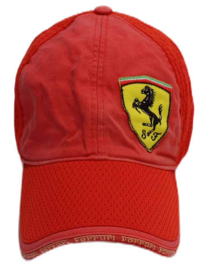 Șapcă de baseball cu grafică Puma Ferrari pentru bărbați, mărime unică, roșu, bloc de culoare