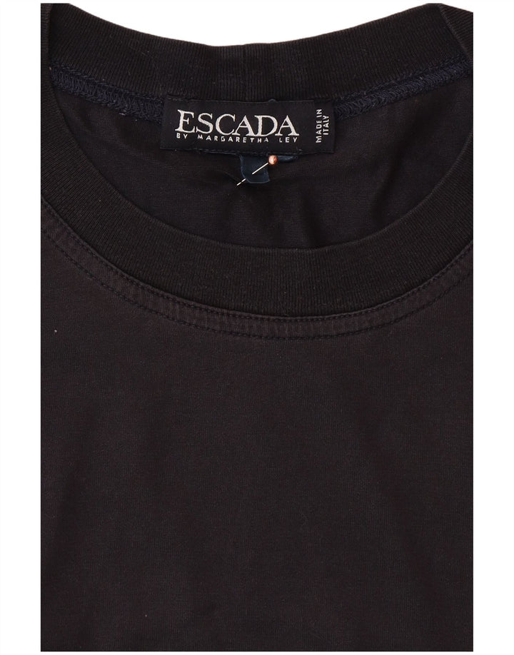 Tricou pentru bărbați ESCADA Top mare din bumbac bleumarin