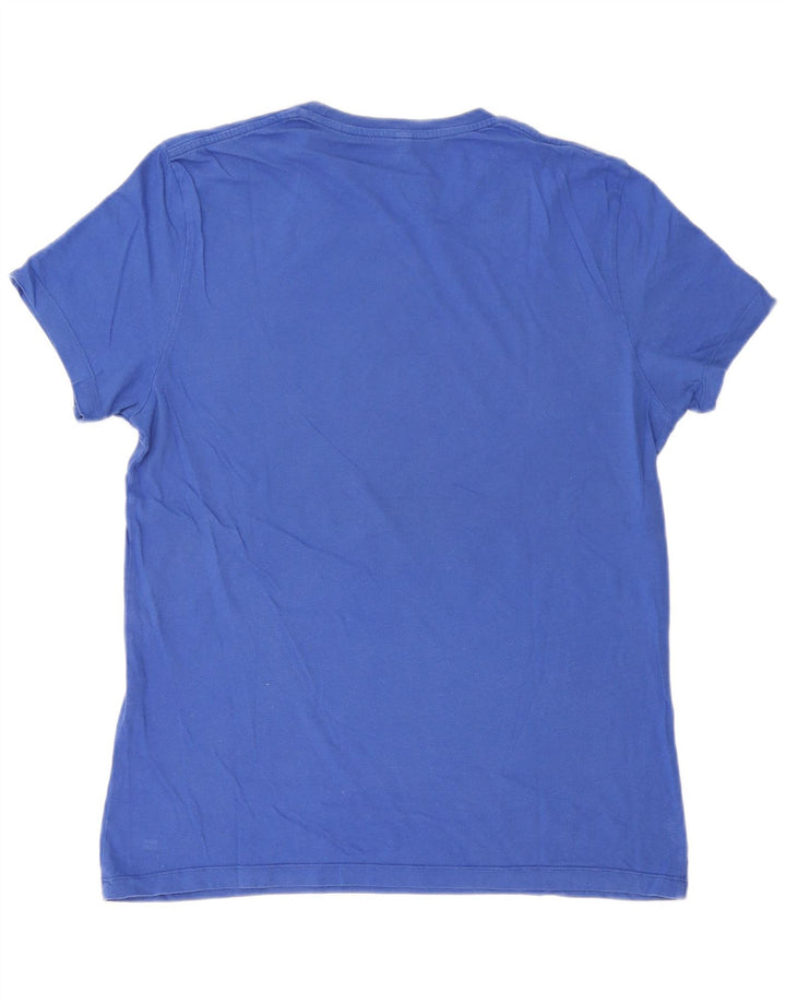 Tricou Jack Wills pentru bărbați Top din bumbac albastru mediu