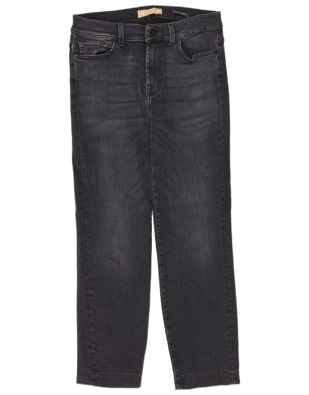 7 For All Mankind Blugi drepti pentru femei L30 L27 Bleumarin