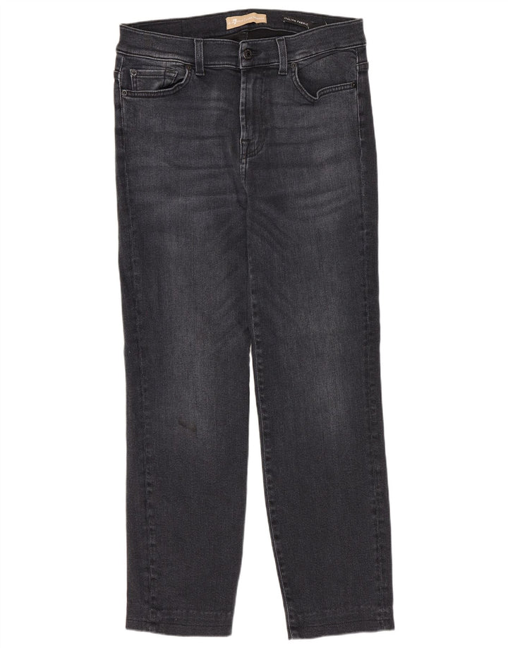 7 For All Mankind Blugi drepti pentru femei L30 L27 Bleumarin