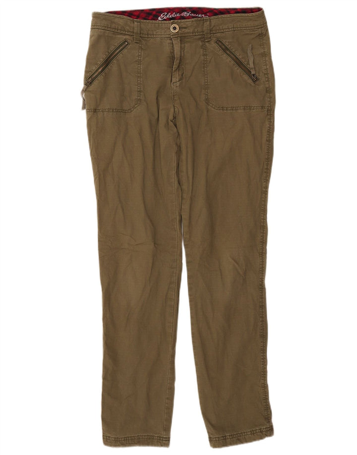 Eddie Bauer Pantaloni slim pentru femei US 6 Medium W32 L30 Kaki