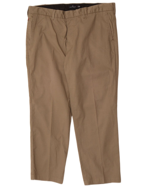 Marks & Spencer Pantaloni Chino Drepți Blue Harbour pentru bărbați L40 L29 Kaki