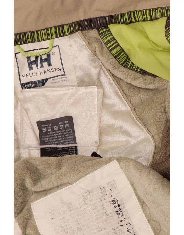 HELLY HANSEN Jachetă de vânt cu glugă supradimensionată pentru femei UK 6 XS Alb