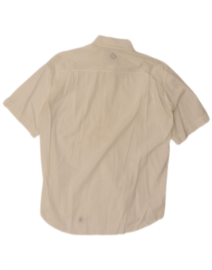 Cămașă cu mânecă scurtă pentru bărbați Ungaro Mărimea 40 15 3/4 Medium Alb