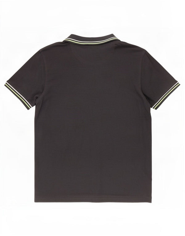 Tricou polo pentru bărbați Lotto Life's XL, gri cu dungi