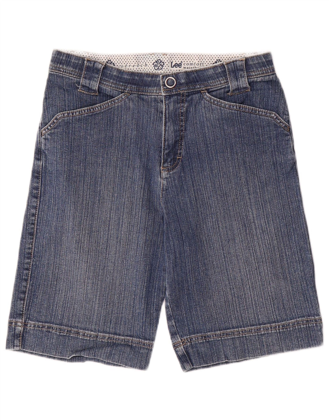 Pantaloni scurți din blugi pentru femei Lee US 6 Medium W28 Bumbac albastru
