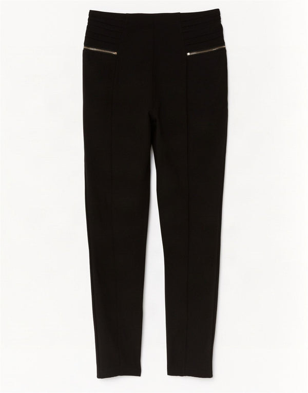Pantaloni tăiați pentru femei Zara Medium L28 L25 Negri