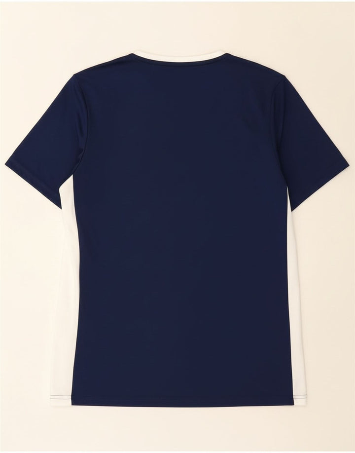 Tricou pentru bărbați Adidas Aeroready Top Mediu Bleumarin Poliester Colorblock