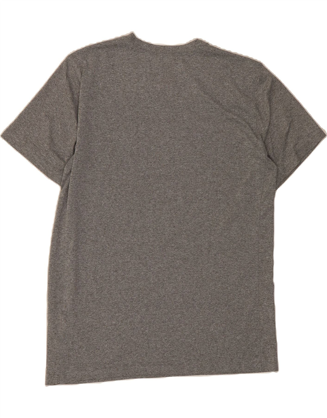 NIKE Mens Dri Fit Graphic T-Shirt Top Medium Grey Flecked Polyester Vintage Nike and Second-Hand Nike from Messina Hembry 