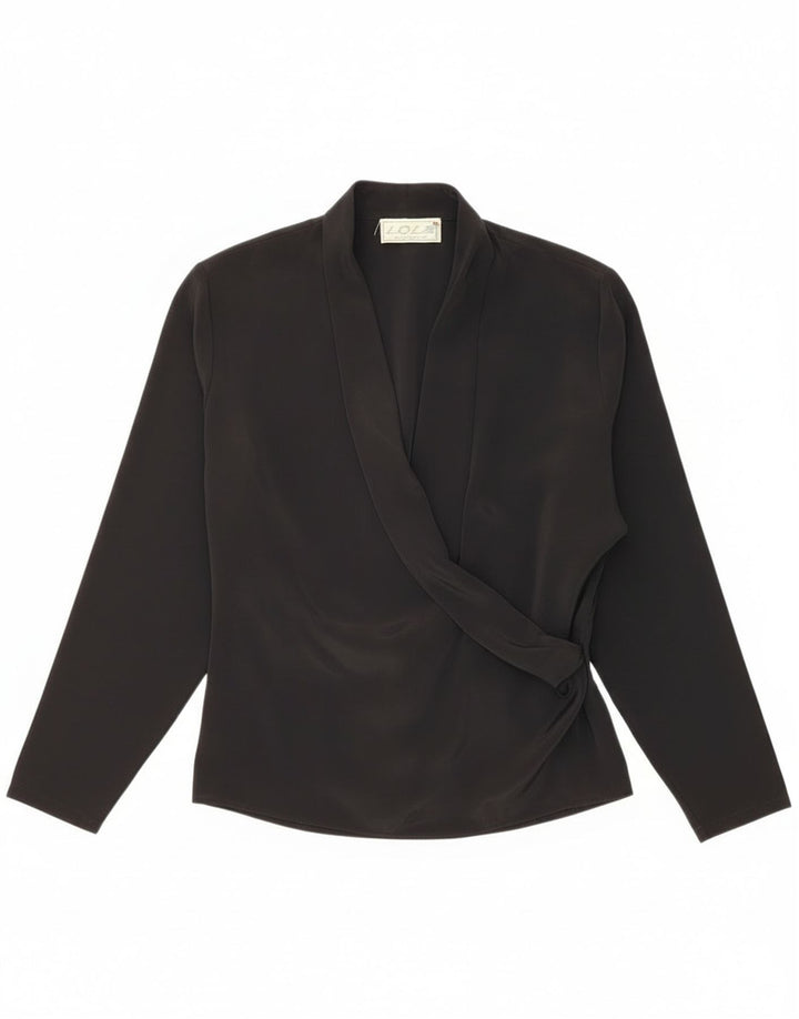 Bluză cu mânecă lungă pentru femei LOLA UK 12 Medium Black