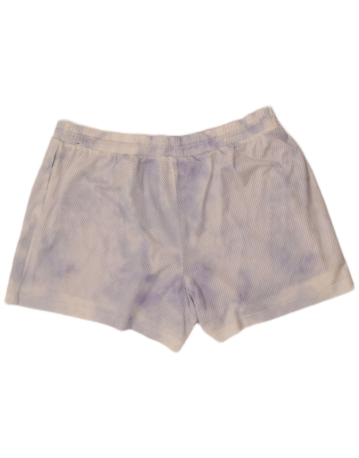 Pantaloni scurti sport Nike pentru femei Marea Britanie 20 2XL, alb, poliester cu vopsit