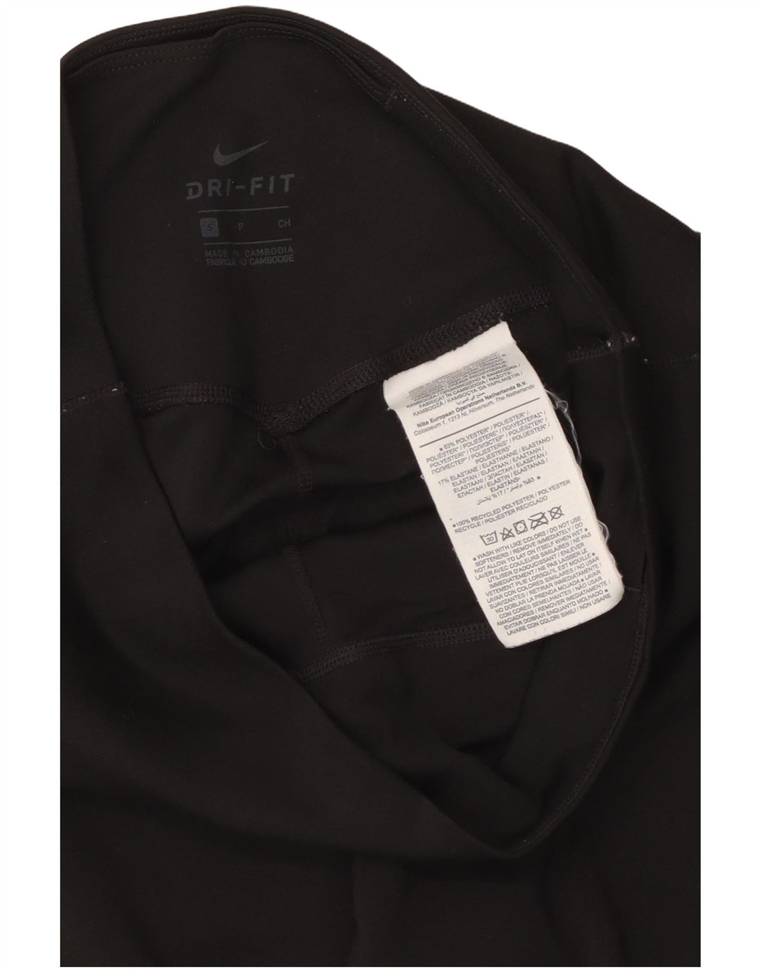 Leggings Dri Fit NIKE pentru femei UK 10 Poliester negru mic